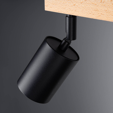 Lampa sufitowa VERDO 3L czarny