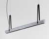Kluś Lampa wisząca LED Tulip TU BEAM ZW L=1971mm, DOT/Blenda, 21W, 3000K, DALI, SREBRNY