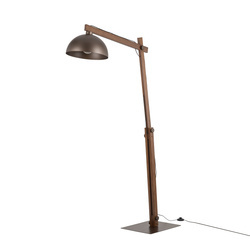 Lampa podłogowa OSLO BROWN 1xE27