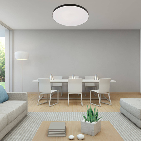 Light prestige Babilon plafon okrągły mały 4000K czarny LP-335/1C S 4BK