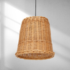 Lampa wisząca VIMINI NATURAL WOOD 1xE27 wiklinowa boho