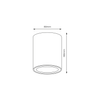 Milagro Oprawa sufitowa Tuba Bima Spot Round Black