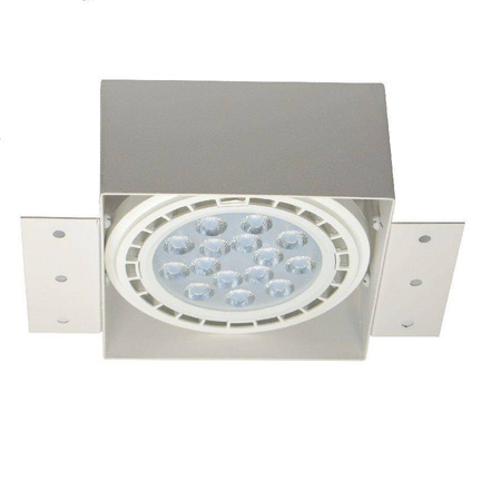 Oprawa OZZO p/t QBOX1 WH AR111 GU10 bezramkowa biała