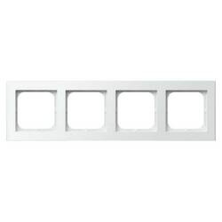 Ramka poczwórna Sonata Ospel Biały połysk