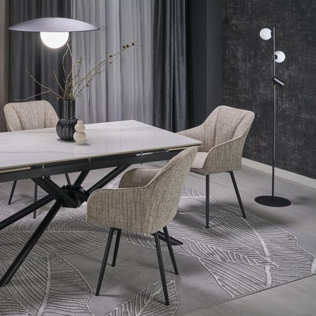 Tk Lighting SLATE BLACK GLASS lampa wisząca 1xE27