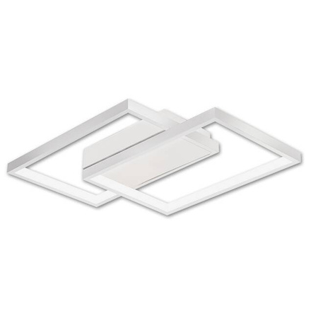 Plafon lampa LED Galaxis Polaris 45W 42x30x6 cm biały prostokątny + pilot	