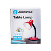 Metalowa lampa stołowa E27 czerwona