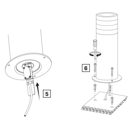 Lampa zewnętrzna RINO 44cm czarna 1xE27