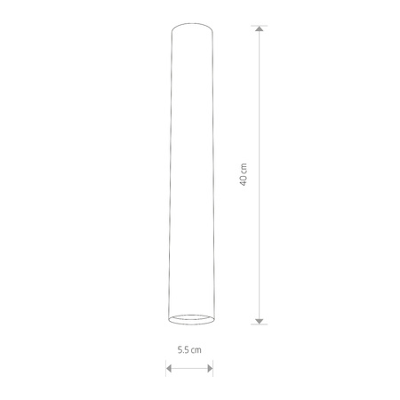 Nowodvorski Lampa punktowa natynkowa mosiądz EYE L 