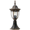 Lampa zewnętrzna FLORENCJA niska patyna  1xE27
