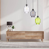 Lampa wisząca szklana zielona nowoczesna EP017