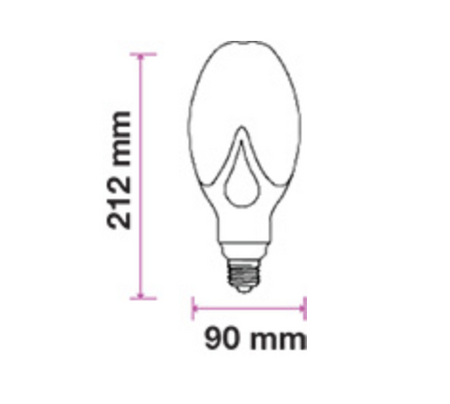 Żarówka LED do latarni E27 36W samsung chip 6400K