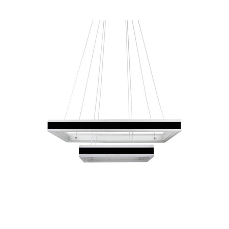 Oprawa Zwieszana LED V-TAC 100W Soft Light Chandelier Ściemnianie Czarny VT-101-2D-B-N 3000K 6300lm 3 Lata Gwarancji