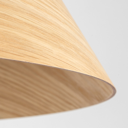 Tk Lighting SOLIS WOOD DĄB JASNY lampa wisząca 1xE27