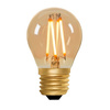 Żarówka Led E27 4W G45  kulka ciepła 2200K filament amber