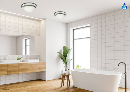 Plafon chrom 28cm lampa do łazienki IP44 60W E27 Roda Candellux 11-9691