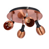 Lampa sufitowa plafon 4xGU10 miedziany CROSS 98-34878