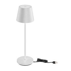 Lampka Biurkowa Nocna V-TAC 1,5W LED Ładowanie Ściemnianie IP54 Biała