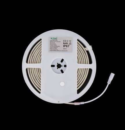 Taśma LED COB 320LED 24V IP67 10W/m kolor niebieski 5m