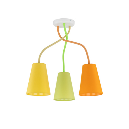 Tk Lighting WIRE COLOUR lampa sufitowa 3xE27