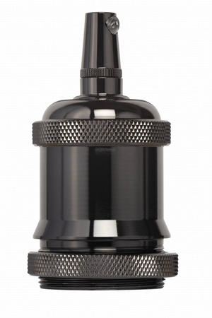 Oprawka dekoracyjna Vintage E27 metalowa grafit