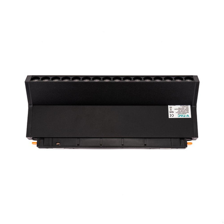 Oprawa Szynosystem SMART 48V V-TAC 18W LED CCT 30st SMART WiFi TRACKLIGHT Czarna VT-3618 2700K-6400K 1500lm 3 Lata Gwarancji