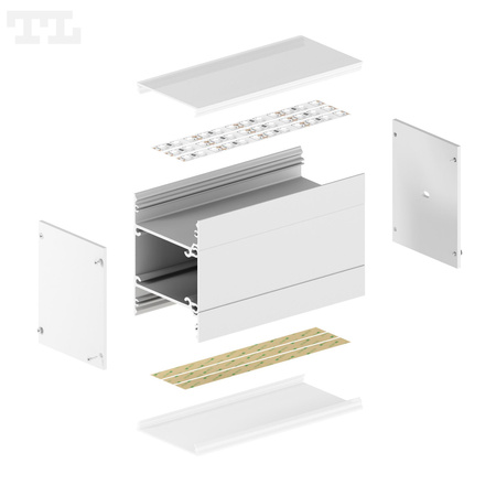 LED P23-10 Profil 2000 mm anod (nr kat 86231002)