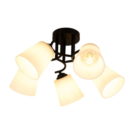 Lampa sufitowa Pafos Black 5xE27