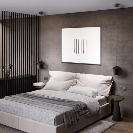 Lampa wisząca ZOE Brown 1xE27 S