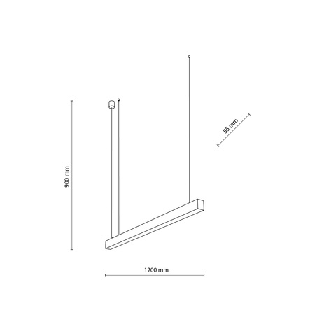 Lampa wisząca LUXE White LED