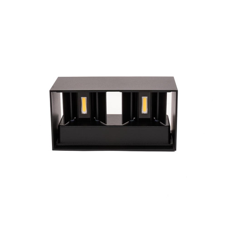 Oprawa Ścienna V-TAC 24W LED Góra Dół IP65 Czarna VT-8125-B-N 3000K 2720lm