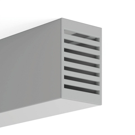 Profil BOX, anodowany, srebrny, 1000 mm