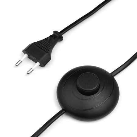 Lampa podłogowa NEPTUN trójnóg z czarnym abażurem stożek