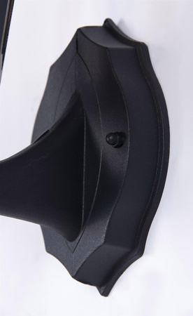 Ponadczasowy kinkiet zewnętrzny K-5006A UP CZARNY z serii LOZANA