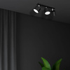 Lampa sufitowa DIXIE BLACK 3xGX53 czarna