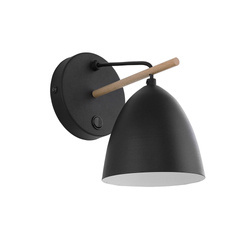 Kinkiet AIDA Black 1xE27