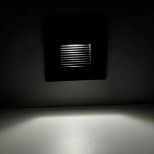 Lampa schodowo-elewacyjna LED Q6 kwadrat