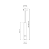 Lampa wisząca JOKER ALL BLACK 1xGU10