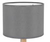 Lampka nocna stołowa Deva Graphite 1x E27 szara