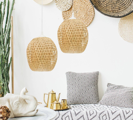 Klosz BOHO bambusowy 25cm DMT50