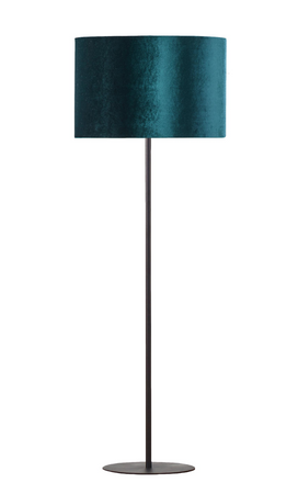 Lampa podłogowa welurowa Tercino Green 1xE27 zielona