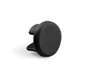 Zaślepka końcowa PIKO-O bez otworu czarna KLUŚ 24327