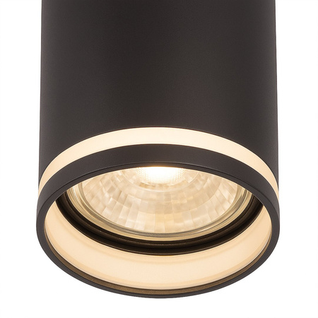 Oprawa Pipe Ring Spot Czarny 1xGU10