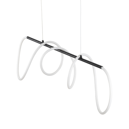 TK lighting lampa wisząca FLEXI LED BLACK 45 W