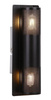 Kinkiet czarny ścienny metalowy 2x10W G9 Emu Candellux 91-81360