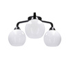 Caldera Lampa sufitowa ampla 3x60w e27 klosz biały