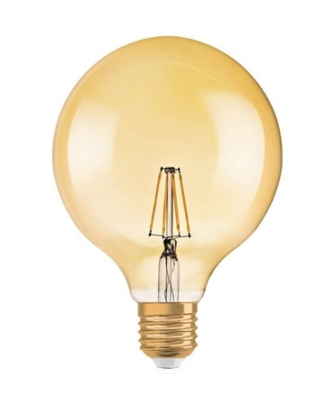 żarówka led E27 6,5W 720lm 2400K vintage globe125 52 Osram