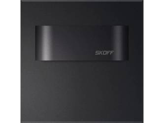 Oprawa schodowa nawierzchniowa TANGO stick Short  LED Light Skoff 0,8W 10V DC IP66 czarny mat b. niebieska