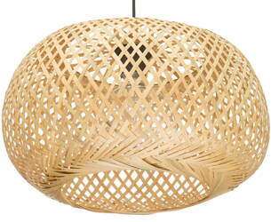 Lampa wisząca BOHO bambusowa czarna 40cm DMT02