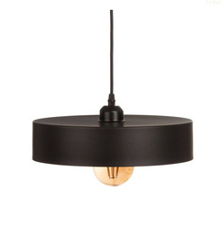 Lampa wisząca minimalistyczna metalowa czarna TOKYO 1xE27